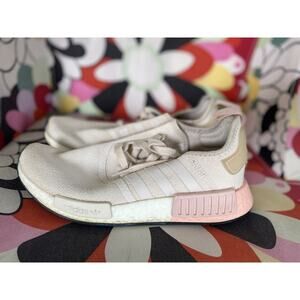 Adidas Women's Shoes NMD R1 Beige Pink Running Sneakers US 8